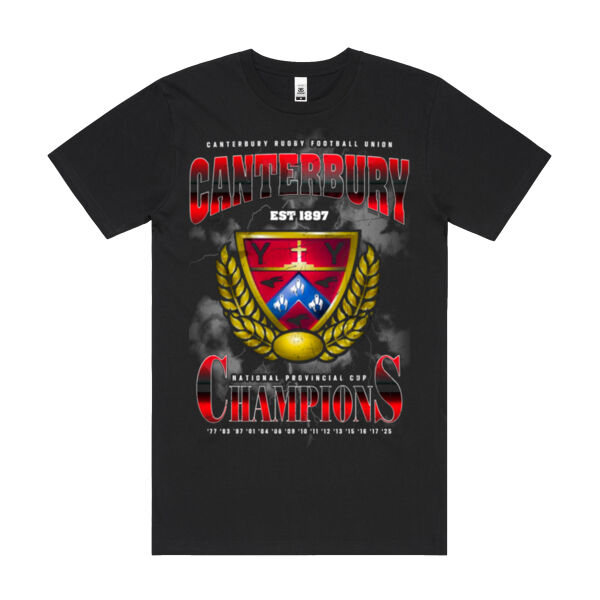  CANTERBURY CHAMPS 2025 - Block Tee Thumbnail