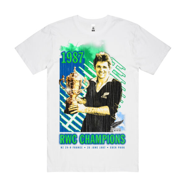 RWC 87 CHAMPS WHITE - Block Tee Thumbnail