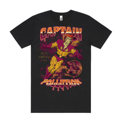 CAPTAIN POLLUTION - Block Tee Thumbnail