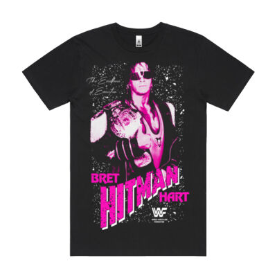 BRET HITMAN HART - Block Tee Thumbnail