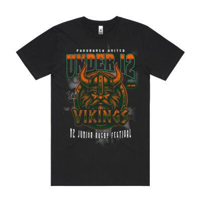 U12 VIKINGS NZJRF - Block Tee Thumbnail