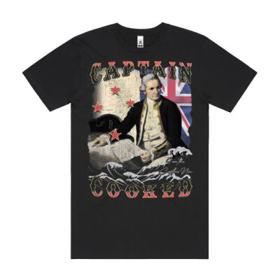 CAPTAIN COOKED - Block Tee Thumbnail