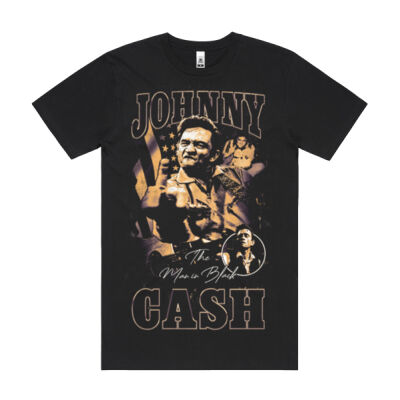 JOHNNY CASH - Block Tee Thumbnail