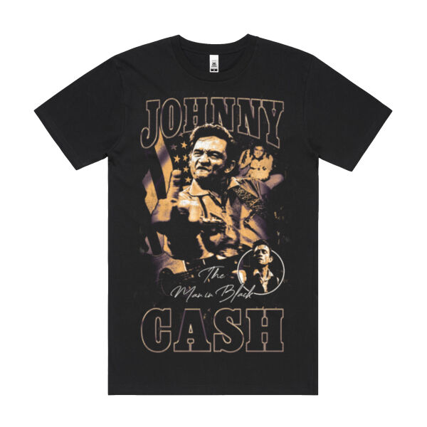 JOHNNY CASH - Block Tee Thumbnail