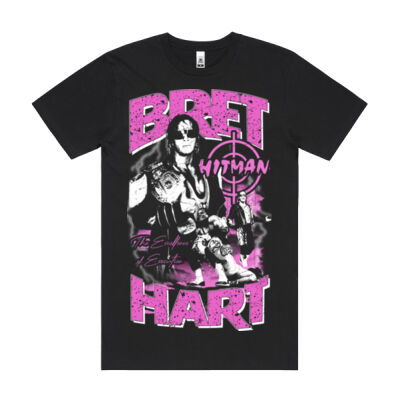 BRET HART - Block Tee Thumbnail